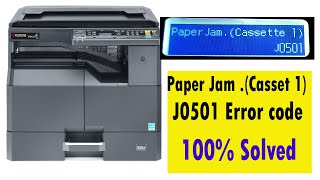 KYOCERA TASKalfa 1800 - 2200 Jam (Cassette 1 ) J0501 Error Solved || paper jam Kyocera taskalfa 1800