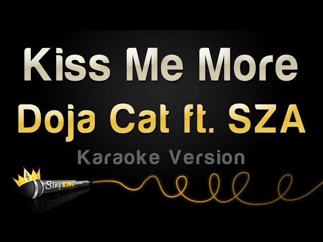 Doja Cat ft. SZA - Kiss Me More (Karaoke Version) class=