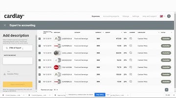 Export CSV file to your ERP