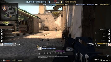 CS:GO 1V4 Clutch De_Mirage