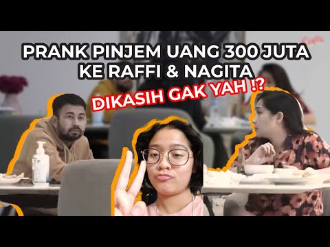 PRANK PINJEM UANG 300 JUTA KE RAFFI & NAGITA , DIKASIH GAK YAH ⁉️