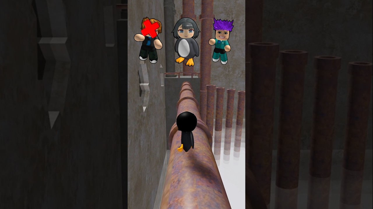Thanos vs bacon vs Gugugaga in The Carnival of terror Obby #roblox #shorts
