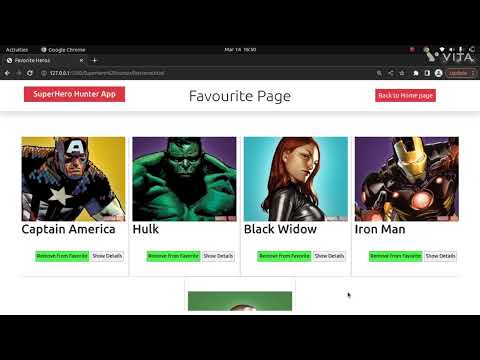 Superhero hunter app CodingNinja Skill Test March Batch (22-23)
