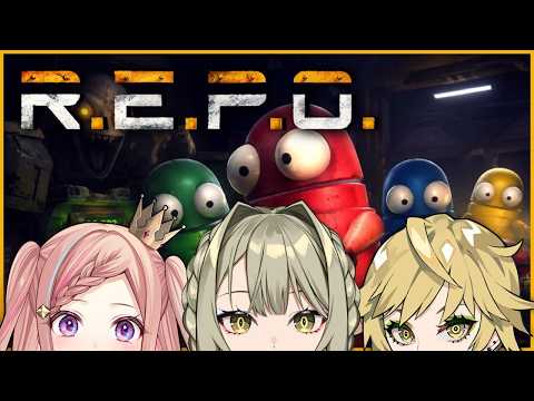 【R.E.P.O.】衣装集めで大騒ぎ!! なんと初心者たちが死に物狂いで頑張るレポ【九条棗/九条茘枝/泡沫調】