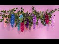 DIY Wisteria Flower | DIY Wisteria | Fake Plant | Artificial Wisteria Flower | How To Make Wisteria