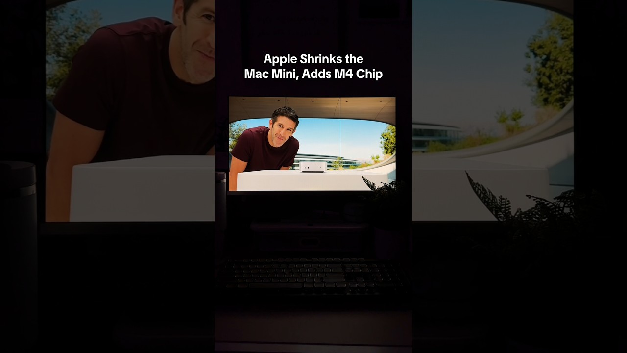 Apple Shrinks Mac Mini, Adds M4 Chip