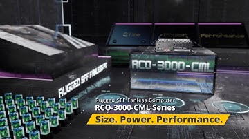 Small Form, Big Power: RCO-3000-CML Industrial computer | Premio Inc.