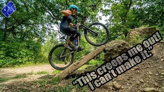 Shred Session with Hannah on Her Ibis Mojo 4 - Doing Things She Cant