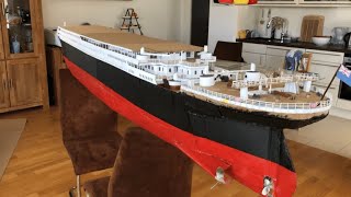 3 METER CARDBOARD TITANIC SINKING MODEL showcase_6