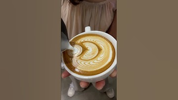 拉花咖啡鬱金香-Latte Art Tulips 🌷 #拉花教學 #咖啡拉花  #拉花 #latte #lattearttutorial #latteart #라떼아트 #커피 #라떼