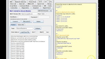 Connect to MQTT server with Simcom modules