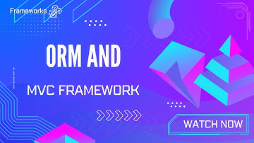 Wat is Java Framework? En wat is ORM en MVC Framework? Volledige video.