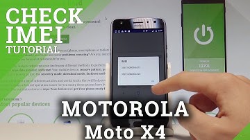 How to Check IMEI on MOTOROLA Moto X4 - Serial Number Access |HardReset.Info