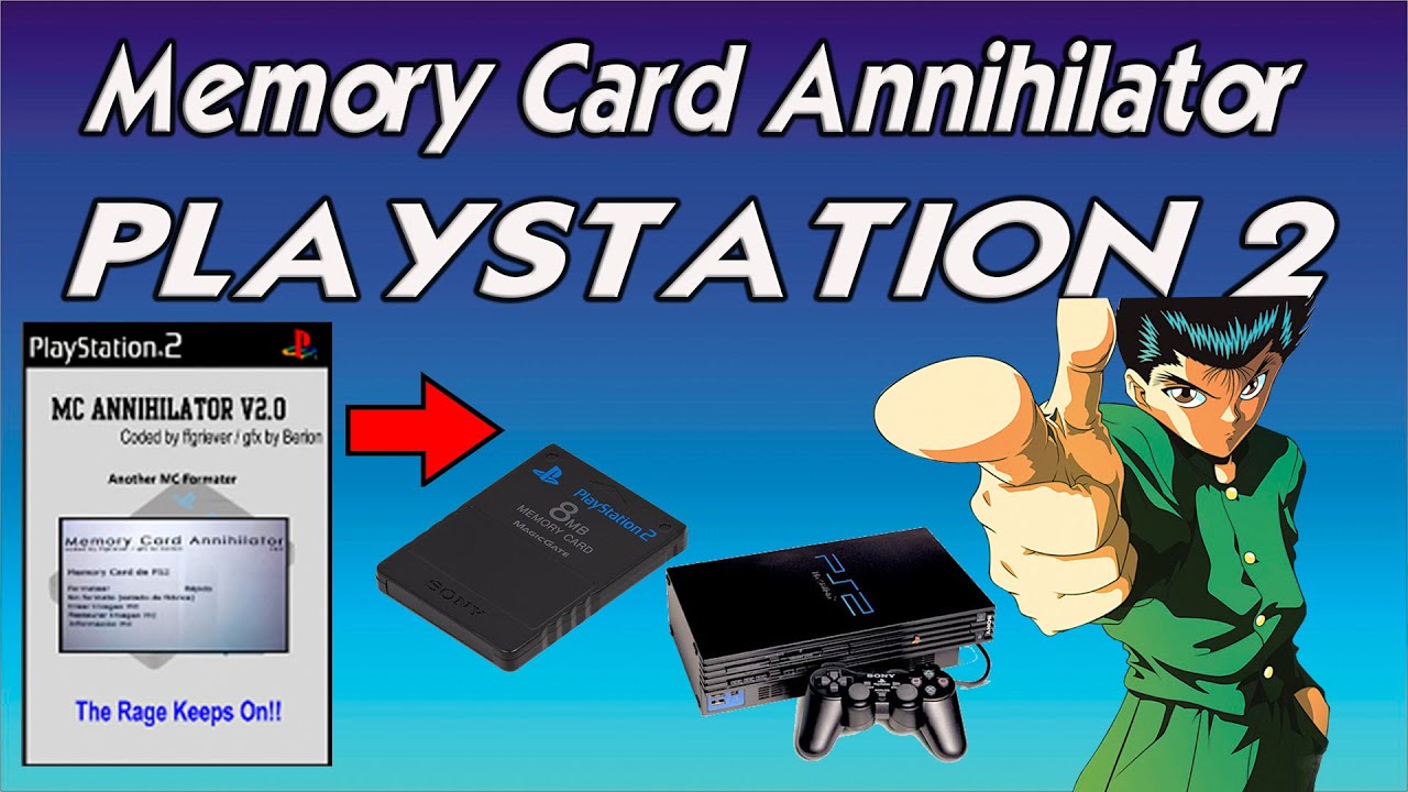 Memory Card Annihilator APAGUE TODO SEU MEMORY CAR PS2 YouTube