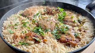 ONE POT Chicken And Rice | QUICK & EASY Dinner Recipe