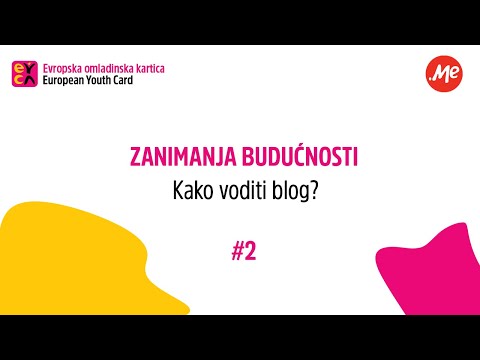 Video: Kako Voditi Lični Blog