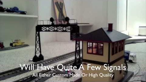 MTH O Gauge DCS Layout: Train Layout Pre-Construction Overview