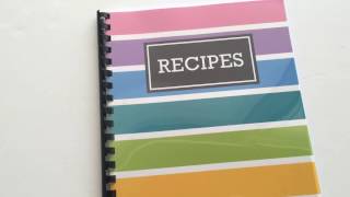 How to quickly make a DIY recipe book (plus free printable recipe pages and  book cover)