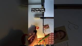 Fließende Farbe Wird Zu Logo-Design Öpfung