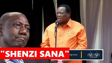DRAMA!! Listen to what Atwoli told Ruto face to face today in Kakamega after impeaching Gachagua!🔥🔥