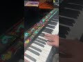 A major scale left hand fingering