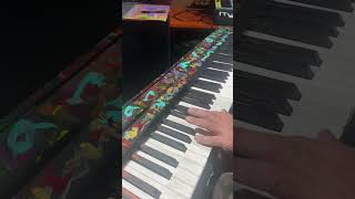 A major scale left hand fingering