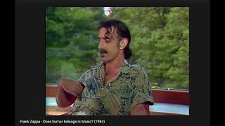 Zappa on drugs and politics