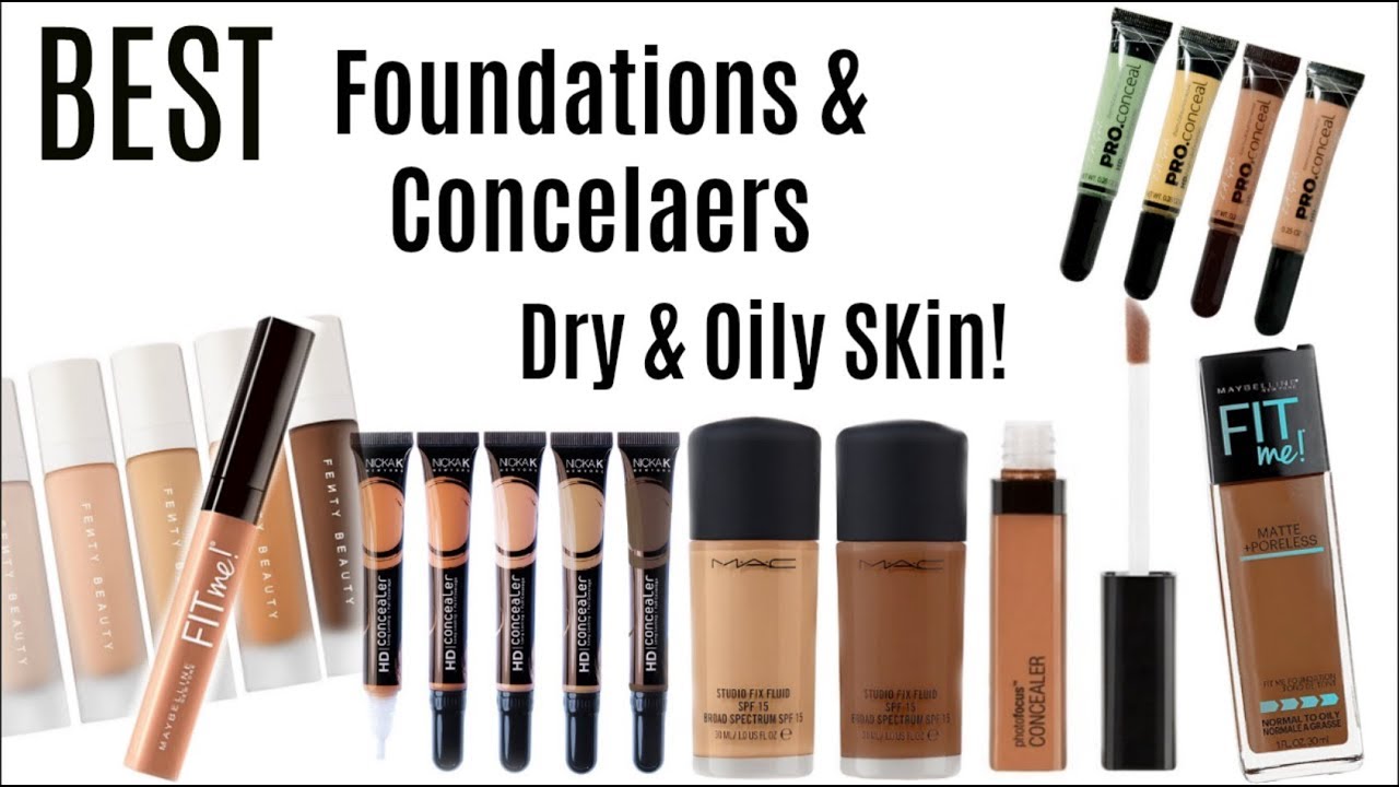 best makeup for dry oily skin