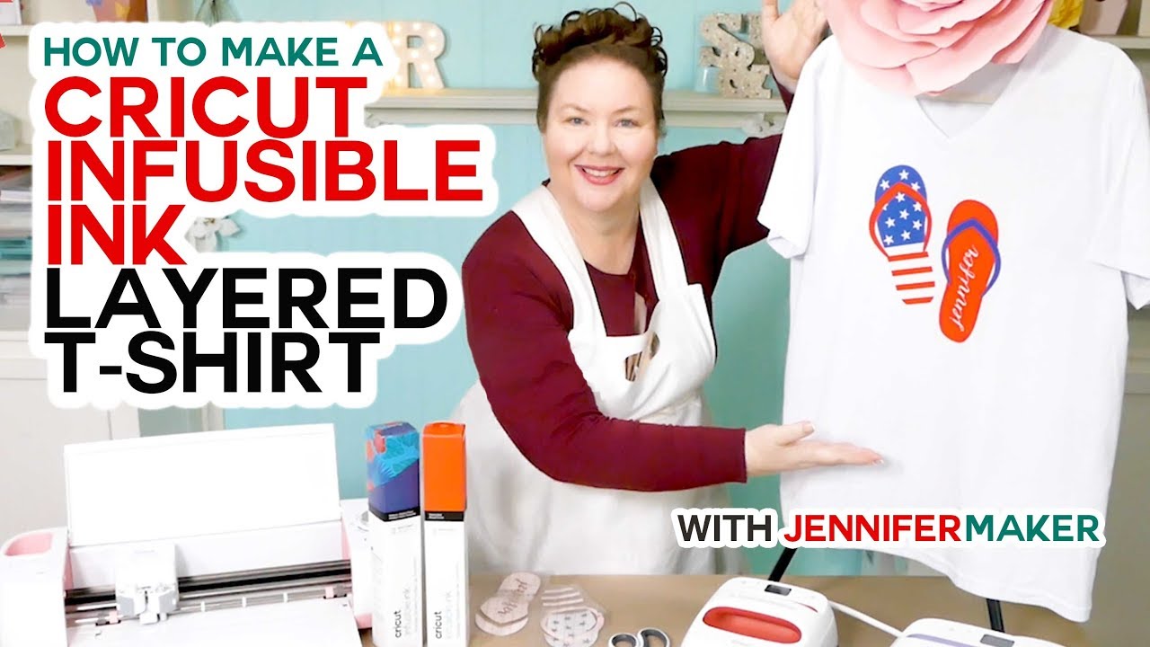 Cricut Infusible Ink Layered T-Shirt Tutorial - Full Process! 