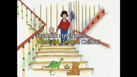 Caillou Season 1 Episode 5 Caillou Tidies his toys 06 what did I tell you