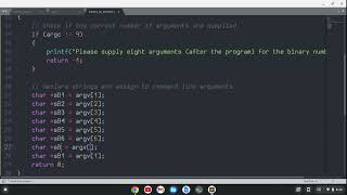 Binary to Decimal Conversion in C