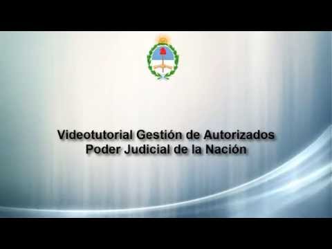 Gestión de Autorizados en Servicios Poder Judicial de la Nación