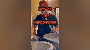 60 sec  lessons #3   Singles and Paradiddle  accents