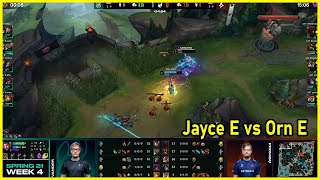 Jayce E vs Orn E interaction
