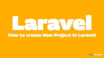 How to create new project in laravel in 2022 | Laravel Project
