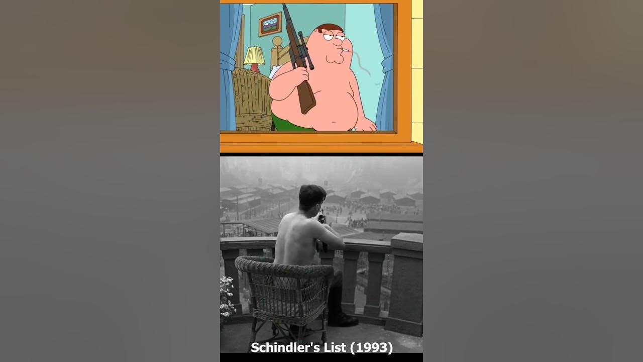 Family guy reference Schindler's List YouTube