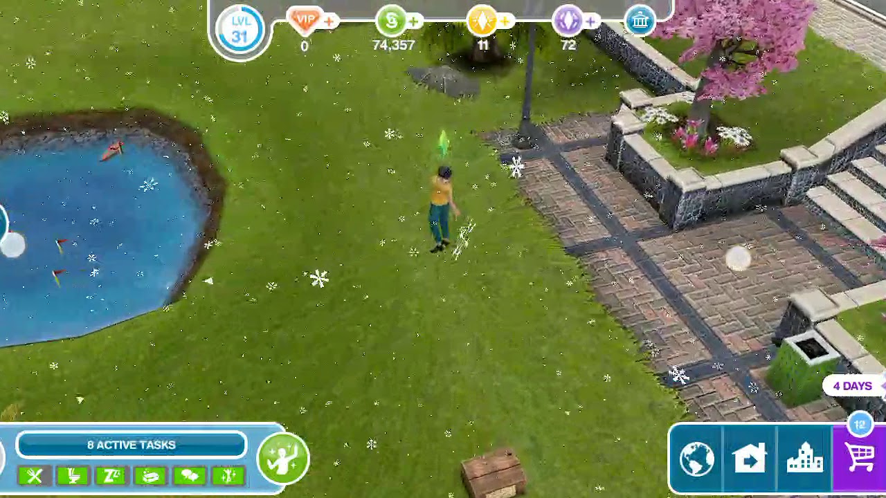 HAVE A SIM REACH NIRVANA IN THE PARK The Sims Freeplay YouTube