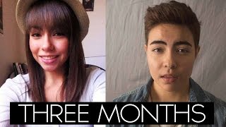 3 MONTHS ON TESTOSTERONE COMPARISON // FTM