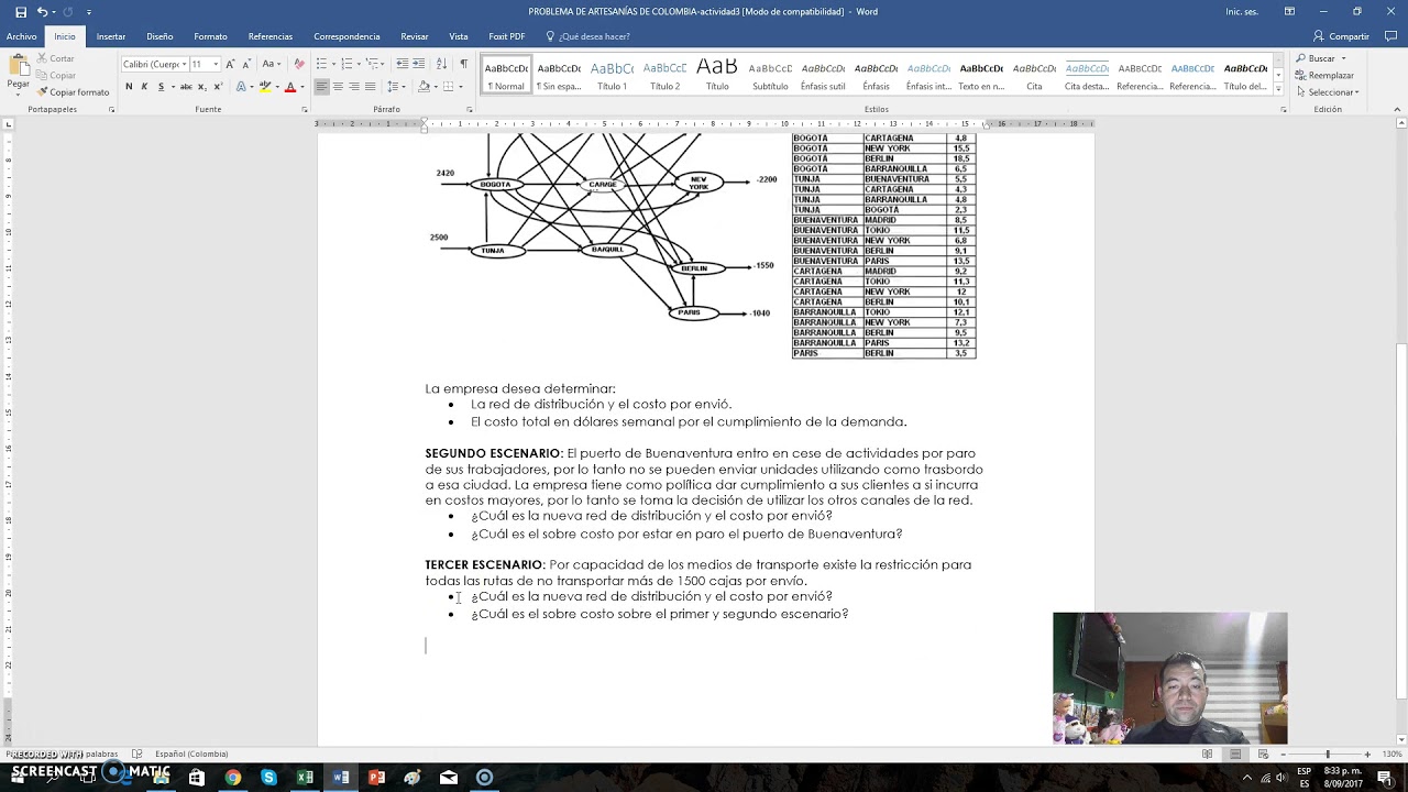 Modelo de Transporte con Transferencia Mediante SOLVER - YouTube