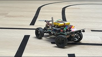 RC Car Calibrate and Line Following Demo with New Steering Algorithm