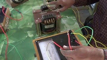 PRACTICAL ON  TRANSFORMER IRON & COPPER LOSSES  CALCULATION