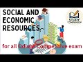 Social and Economic Resources 📈✍️#Resources 🌿🌴🌳🦏🏡📚📖✍️🖊️