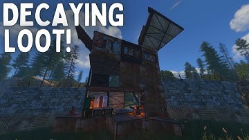 This decaying Raid base was absolutely loaded! Rust Console Solo.