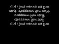 Chris Brown Ft. Kevin McCall - Strip Song W/ On Screen Lyrics