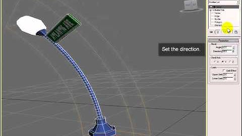 3DStudio MAX - Bend Modifier (3DS Max Video Tutorials)