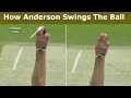 James anderson bowling analysis  how james anderson swings the ball