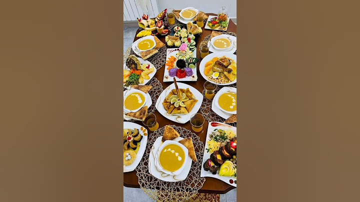 اقتراح أول مائدة رمضان 👌 رمضان كريم