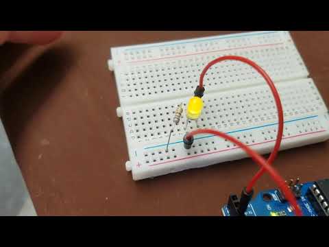 Encender luz LED con arduino - YouTube