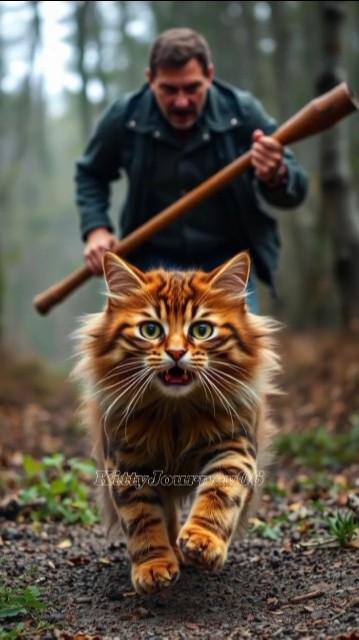 cute rabbit saves cat being hunted by human. #AnimalRescue #CuteAnimals ...