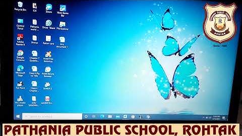 Pathania World Campus- Class 4- Computer- Chapter-3 (Windows- Customizing and Personalizing)- Part V